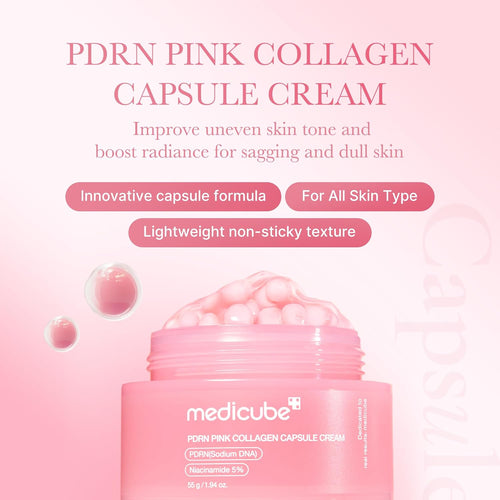 Cremă Hidratantă cu Colagen Roz