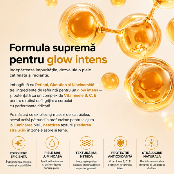 Spray Exfoliant Luminos pentru Corp